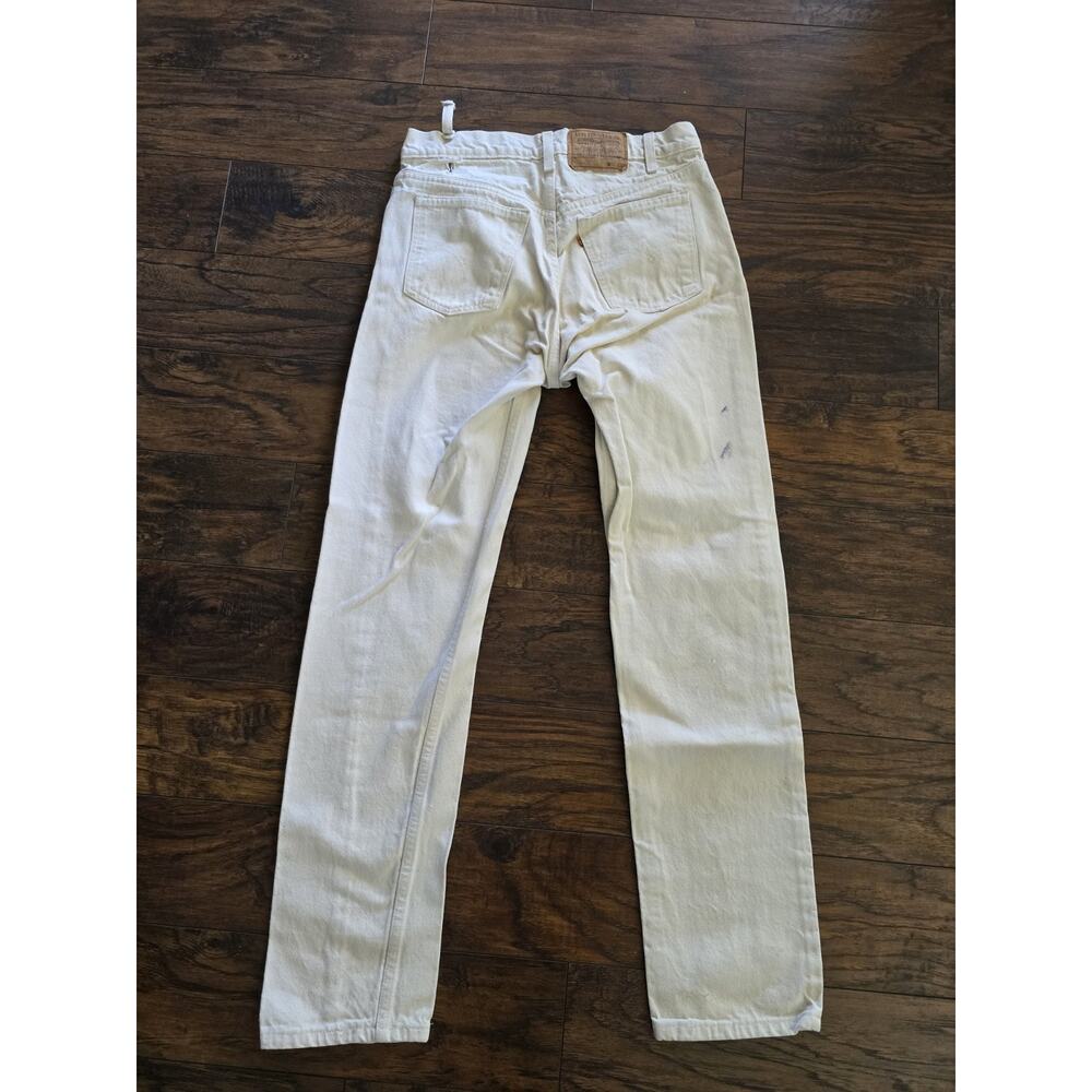 Vintage Levi’s Orange Tab Jeans Men’s Size 34x34 White 40506-0241